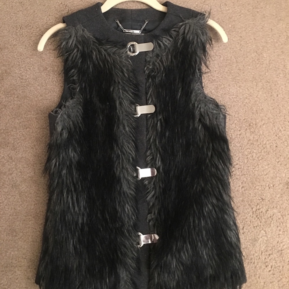 Michael Kors faux fur vest